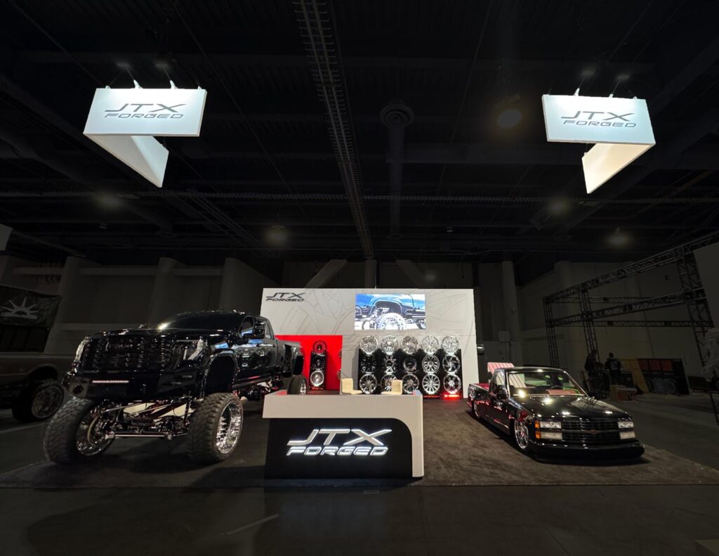 40X40 LED video wall trade show booth