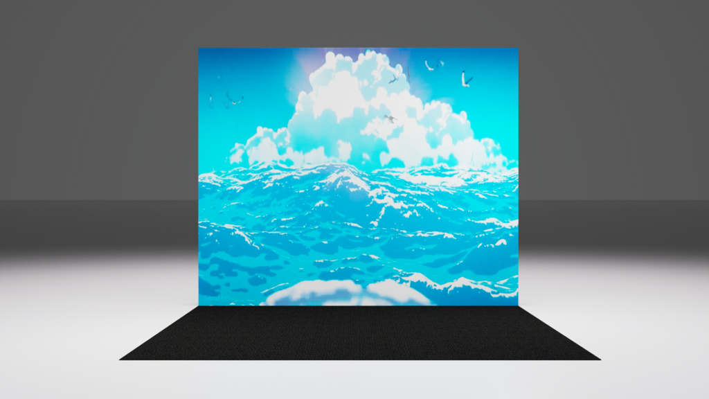 Calgary 10x10 Trade show LED video wall